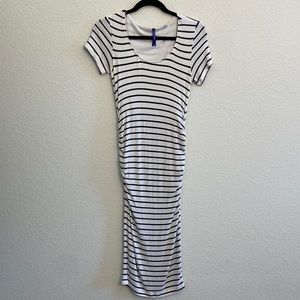 Seraphine Ribbed Maternity Bodycon Dress